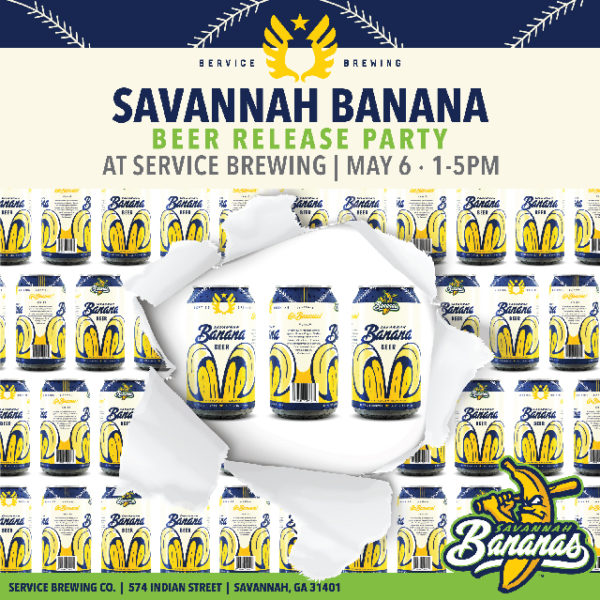 Savannah Banana Beer Release Party Service Brewing Co