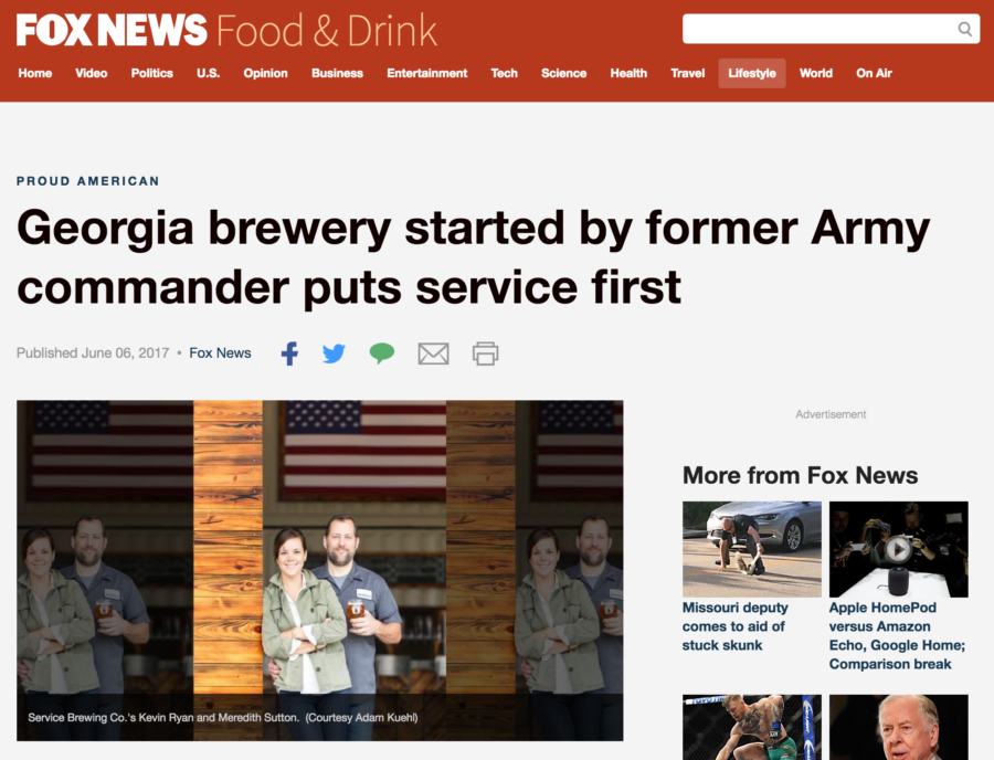 Georgia brewery started by former Army commander puts service first – Fox News