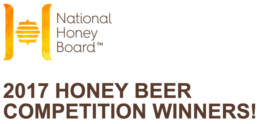 National Honey Board 2017 Beer Competition Medals