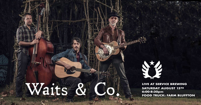 Waits & Co live on stage with FARM Food Truck
