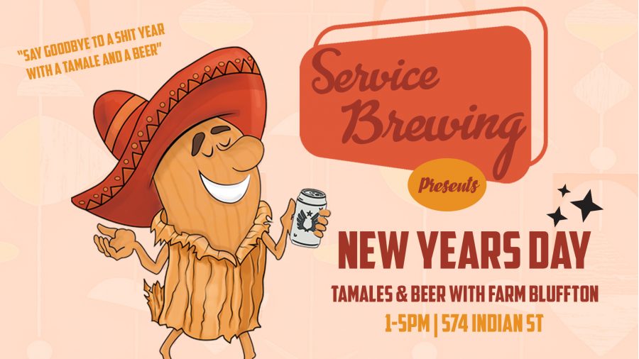CELEBRATE THE NEW YEAR with Tamales and Beer!!!   Swamptooth on stage 2-4:30pm