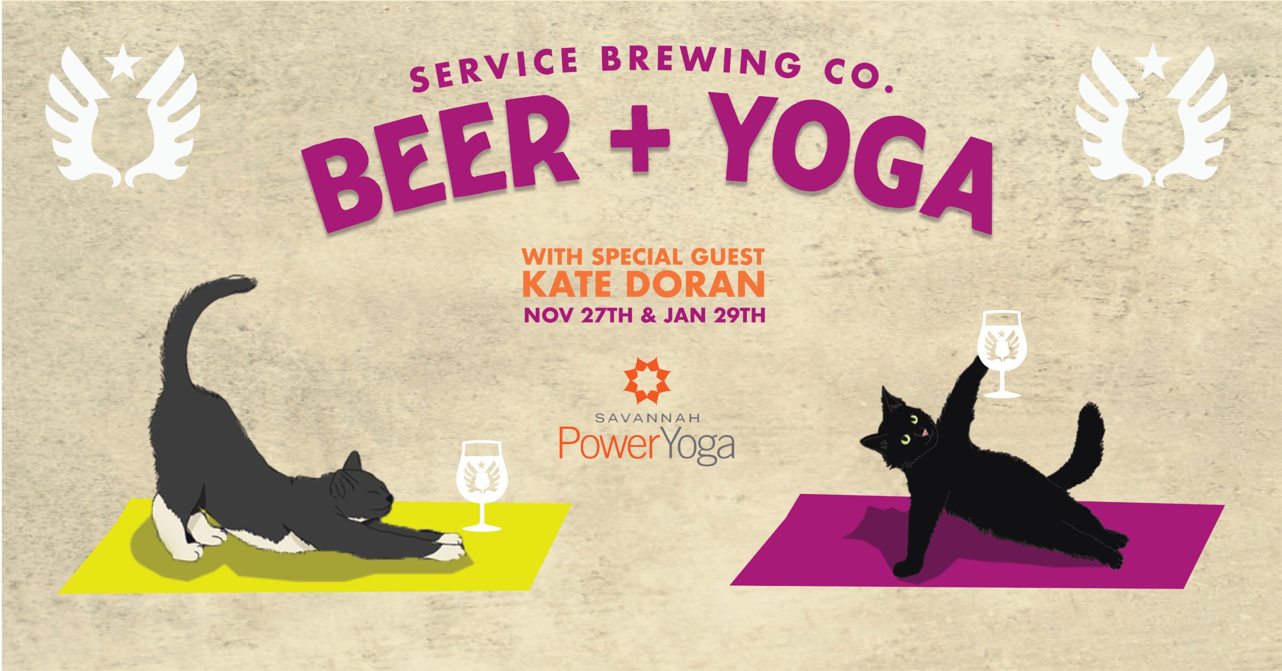 beer and yoga