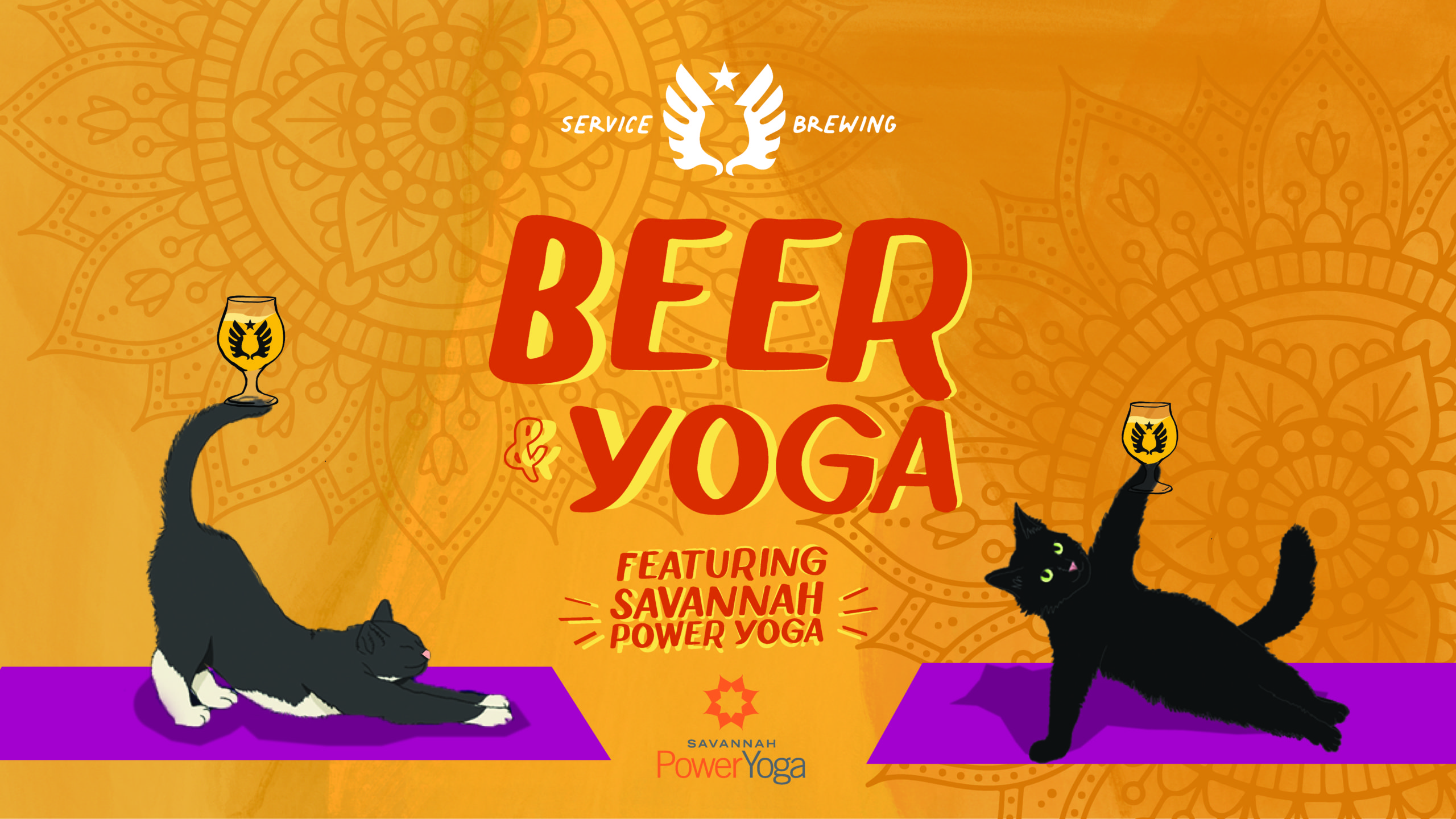 SPECIAL DATE:  Service Brewing Beer & Yoga with Savannah Power Yoga