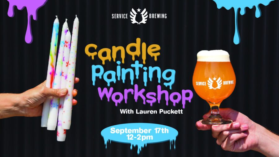Candle Painting Workshop with Lauren Puckett