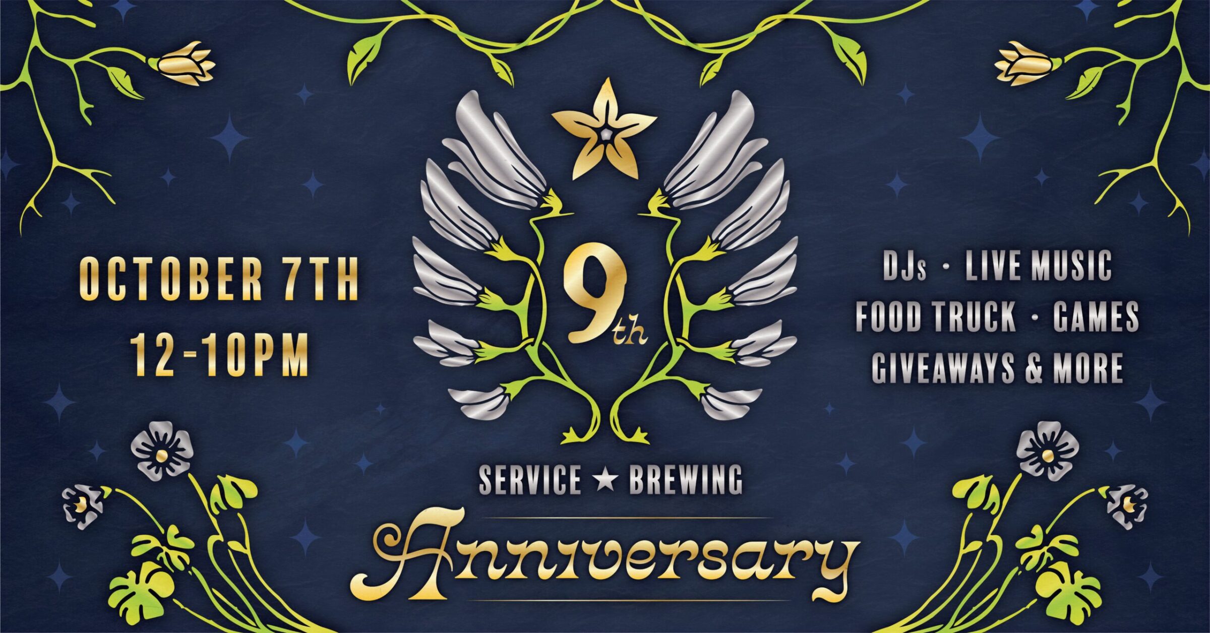 We’re Turning 9! 9th Anniversary Party