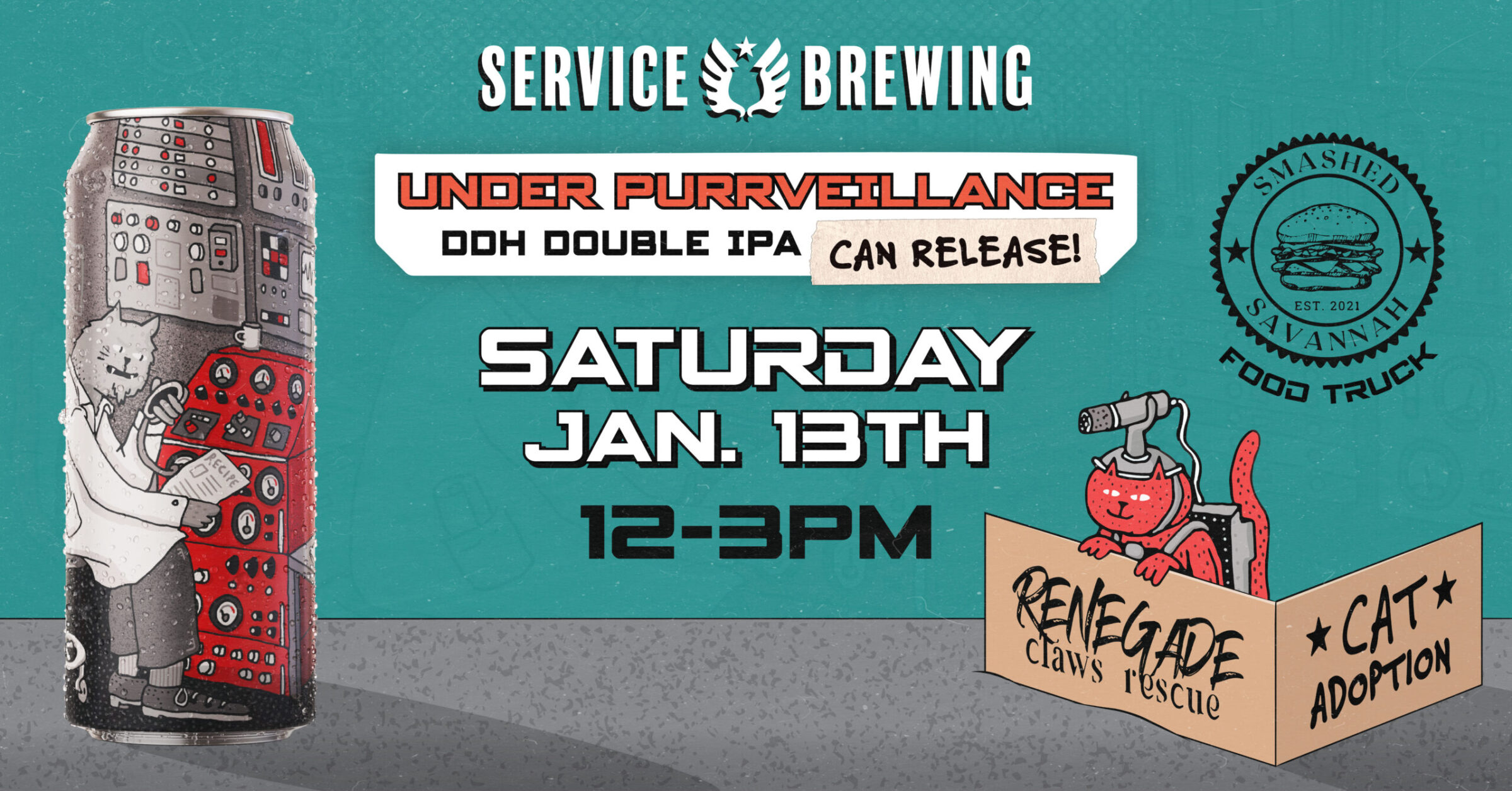Under Purrveillance Beer Release