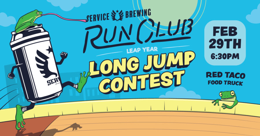 Run Club “Leap Year Long Jump Contest”