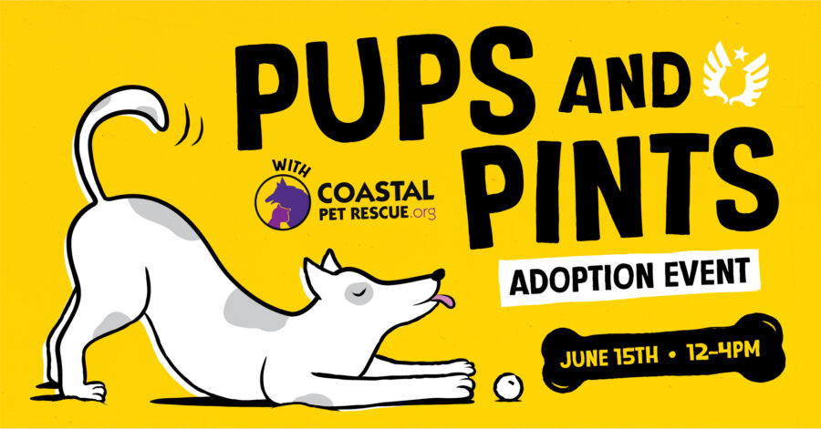 Pups & Pints Adoption Event with Coastal Pet Rescue