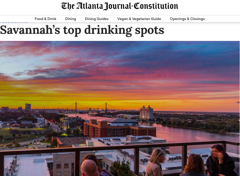 Savannah’s Top Drinking Spots: AJC