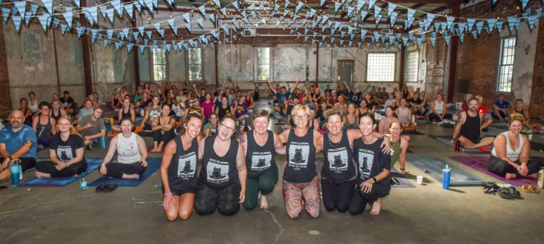 Service Brewing Company hosts Beer and Yoga in support of Edel Caregiver Institute