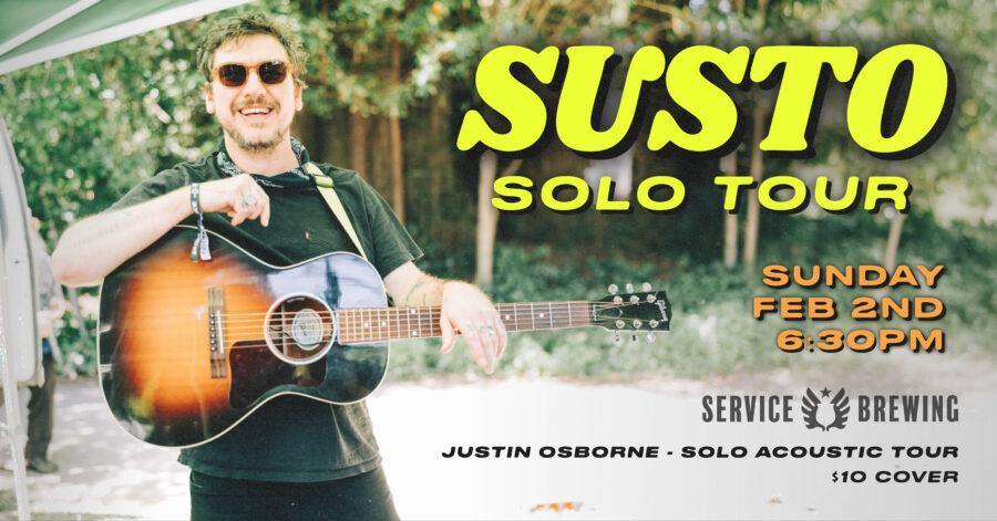 Justin Osborne of Susto Solo Tour