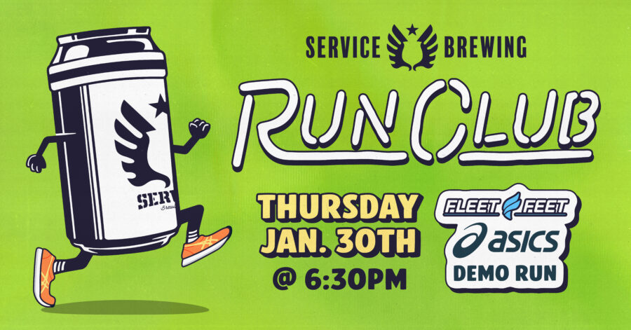 Asics Demo Run at Service Brewing Run Club