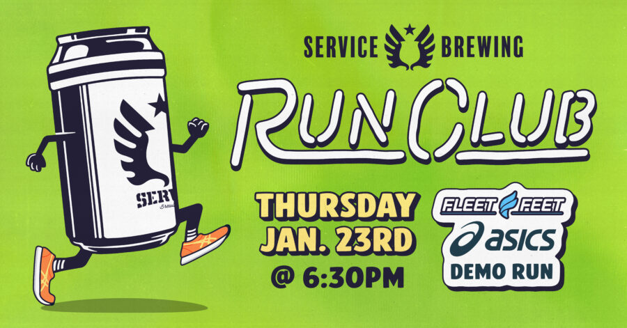 Asics Demo Run at Service Brewing Run Club