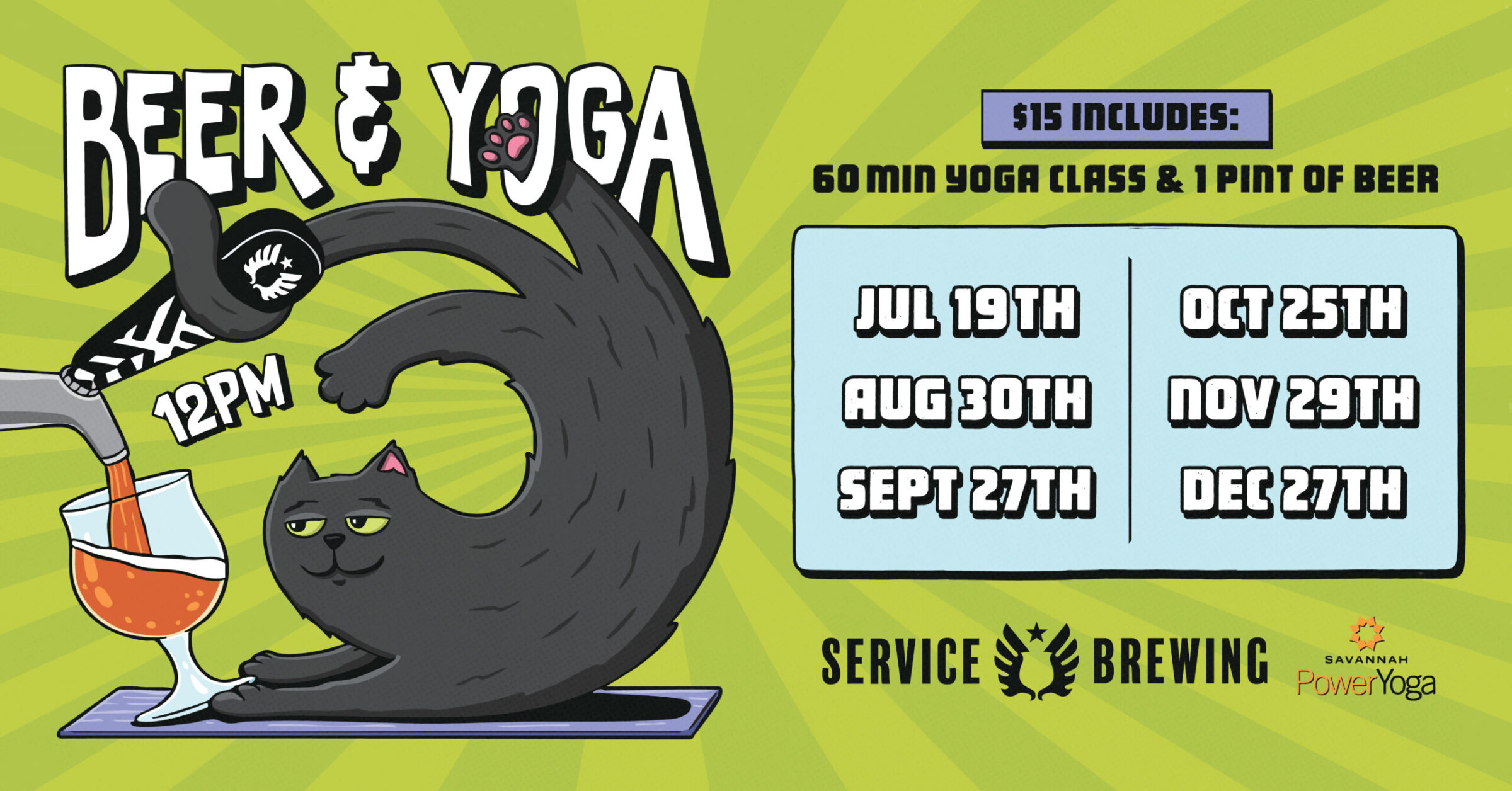 Beer & Yoga – Last Saturday of Every Month