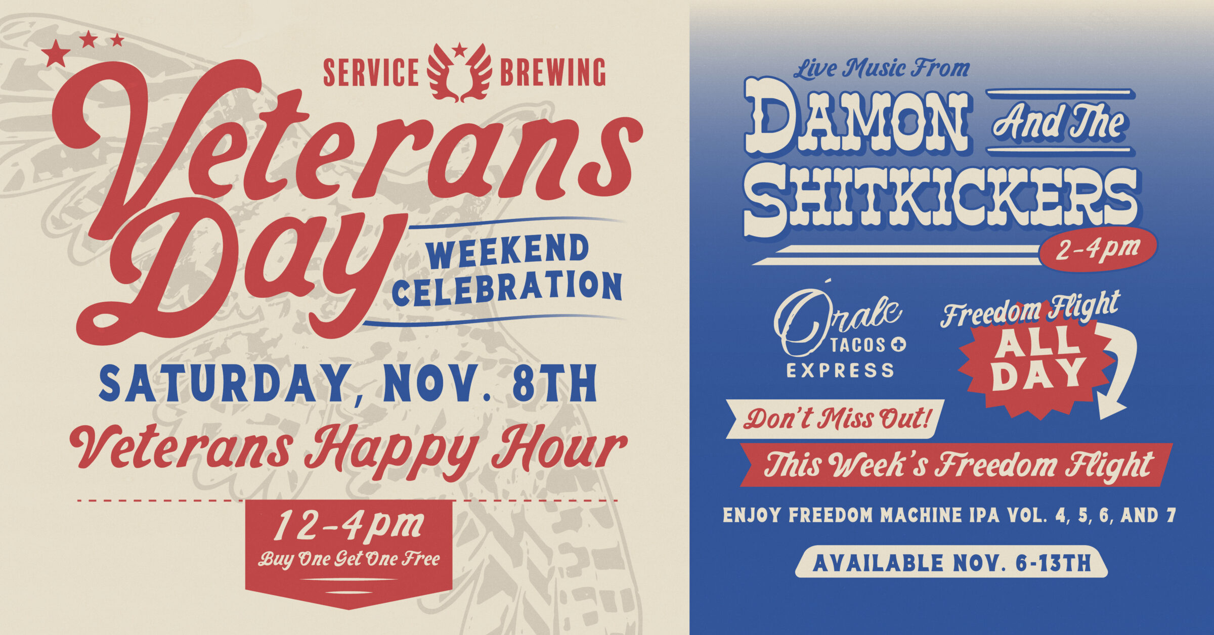 Veterans Day Weekend Celebration