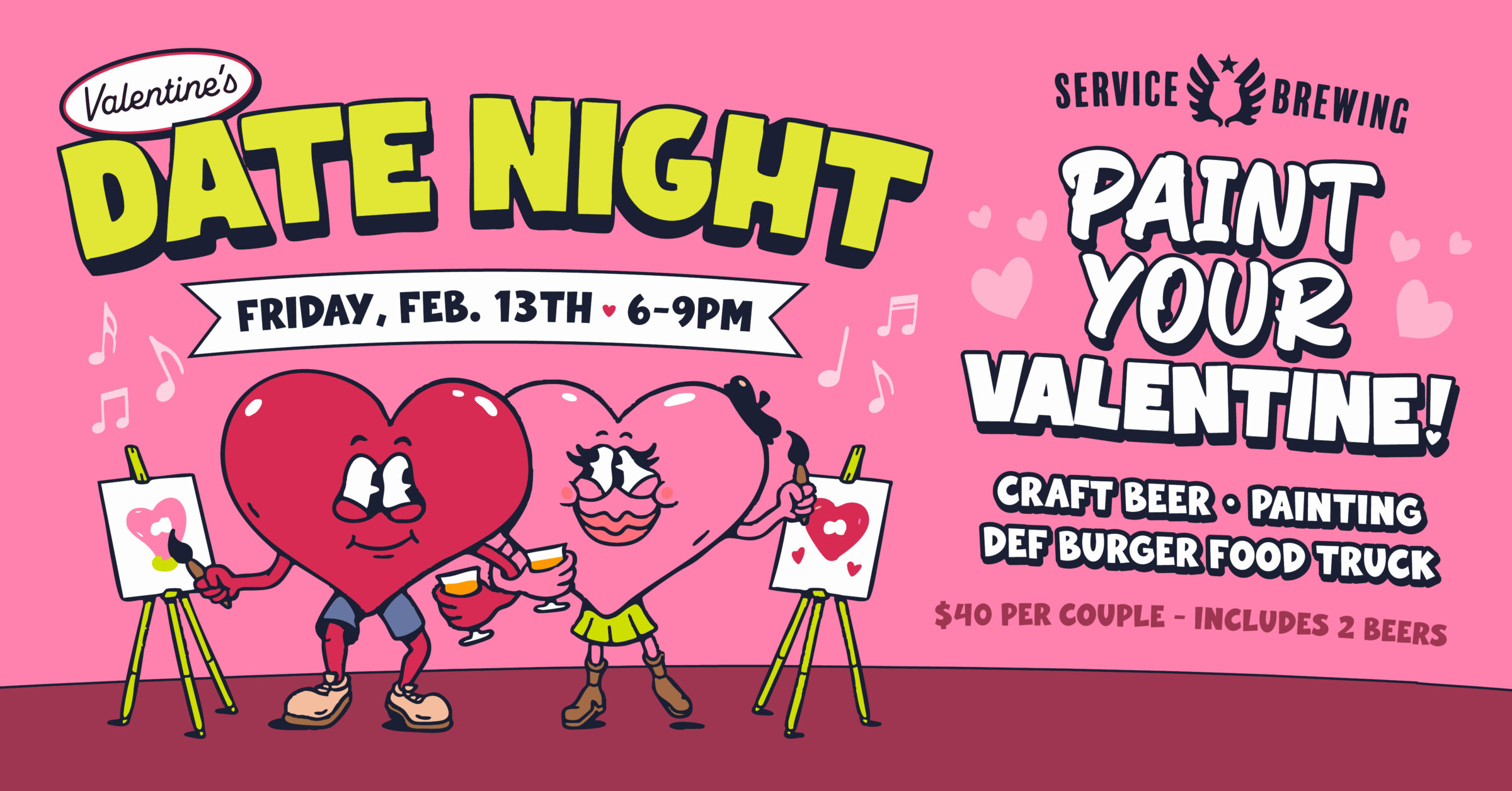 Paint Your Valentine Date Night