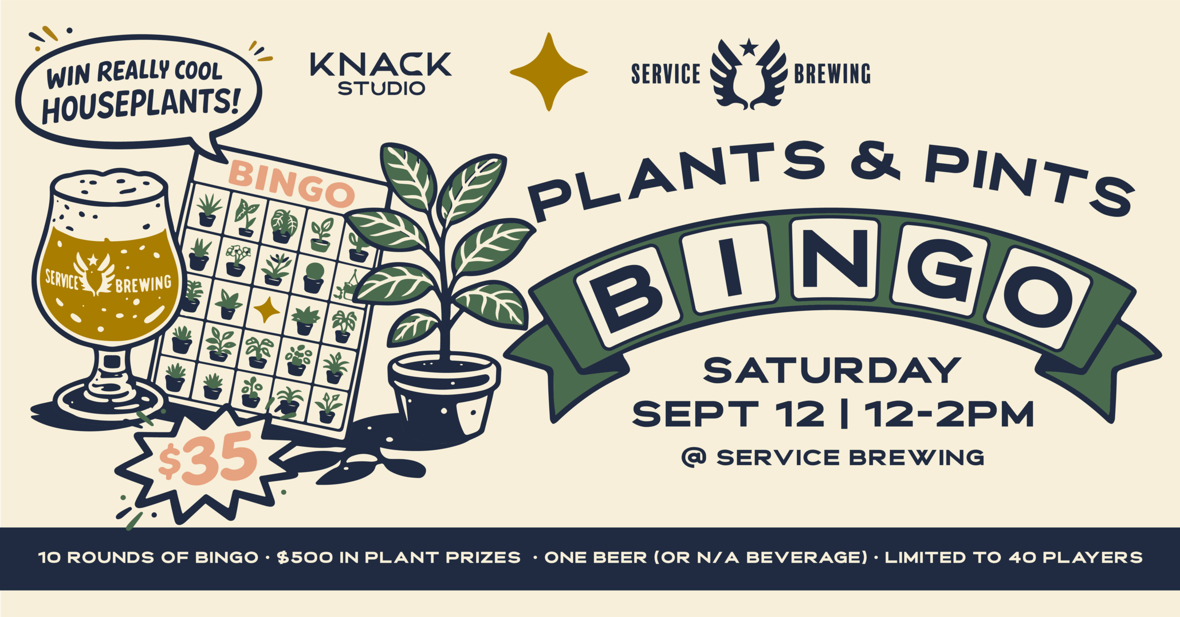 Plants & Pints Bingo